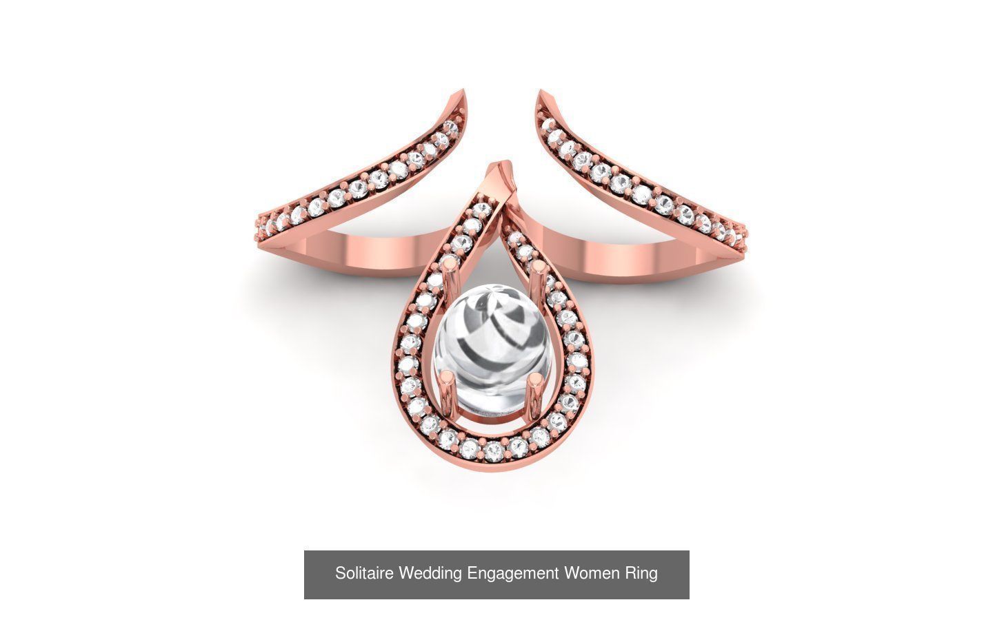 92 Solitaire Wedding Engagement Women Rings Collection _80