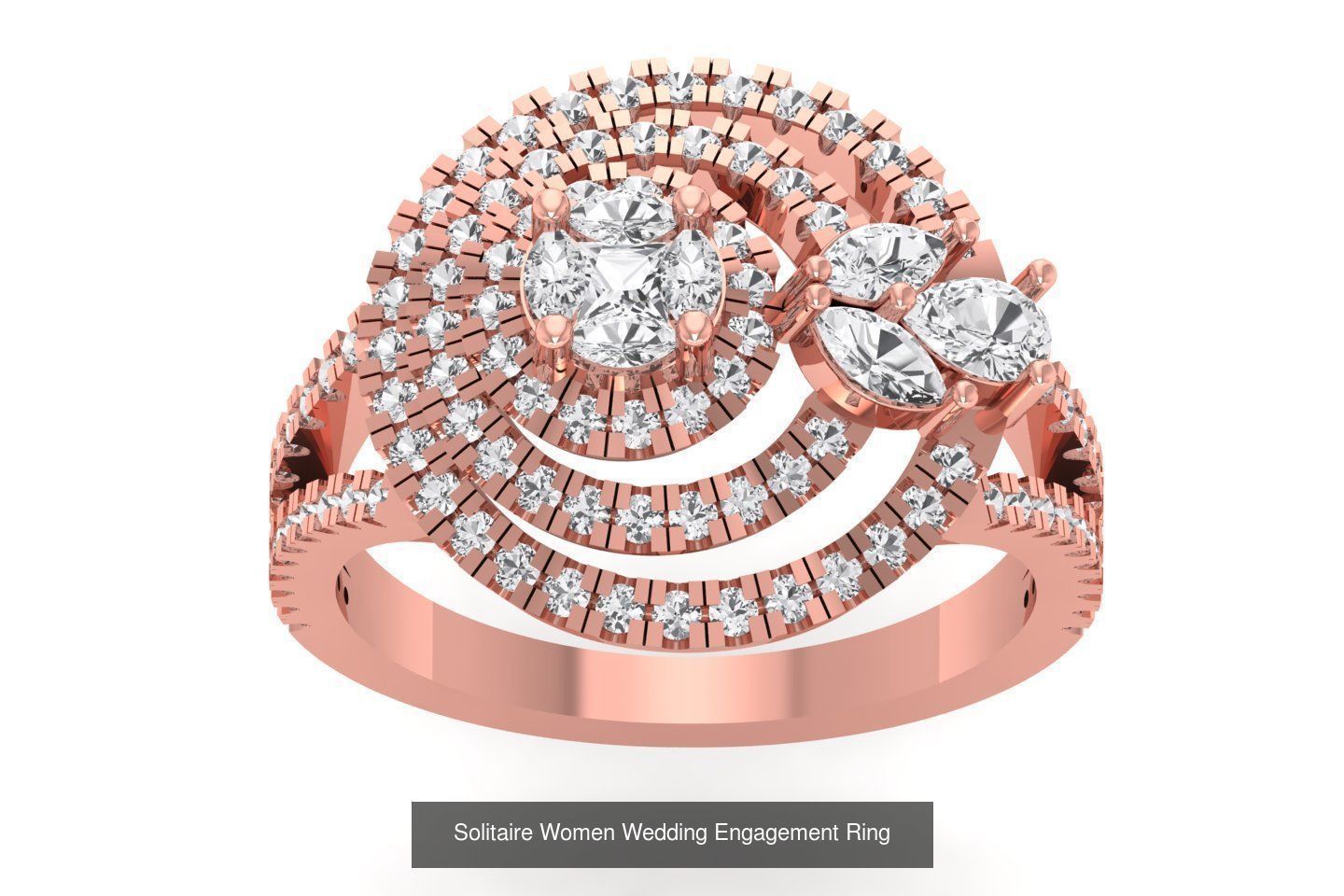 92 Solitaire Wedding Engagement Women Rings Collection _7