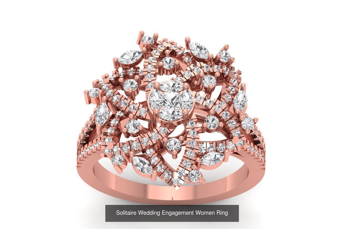 92 Solitaire Wedding Engagement Women Rings Collection _64