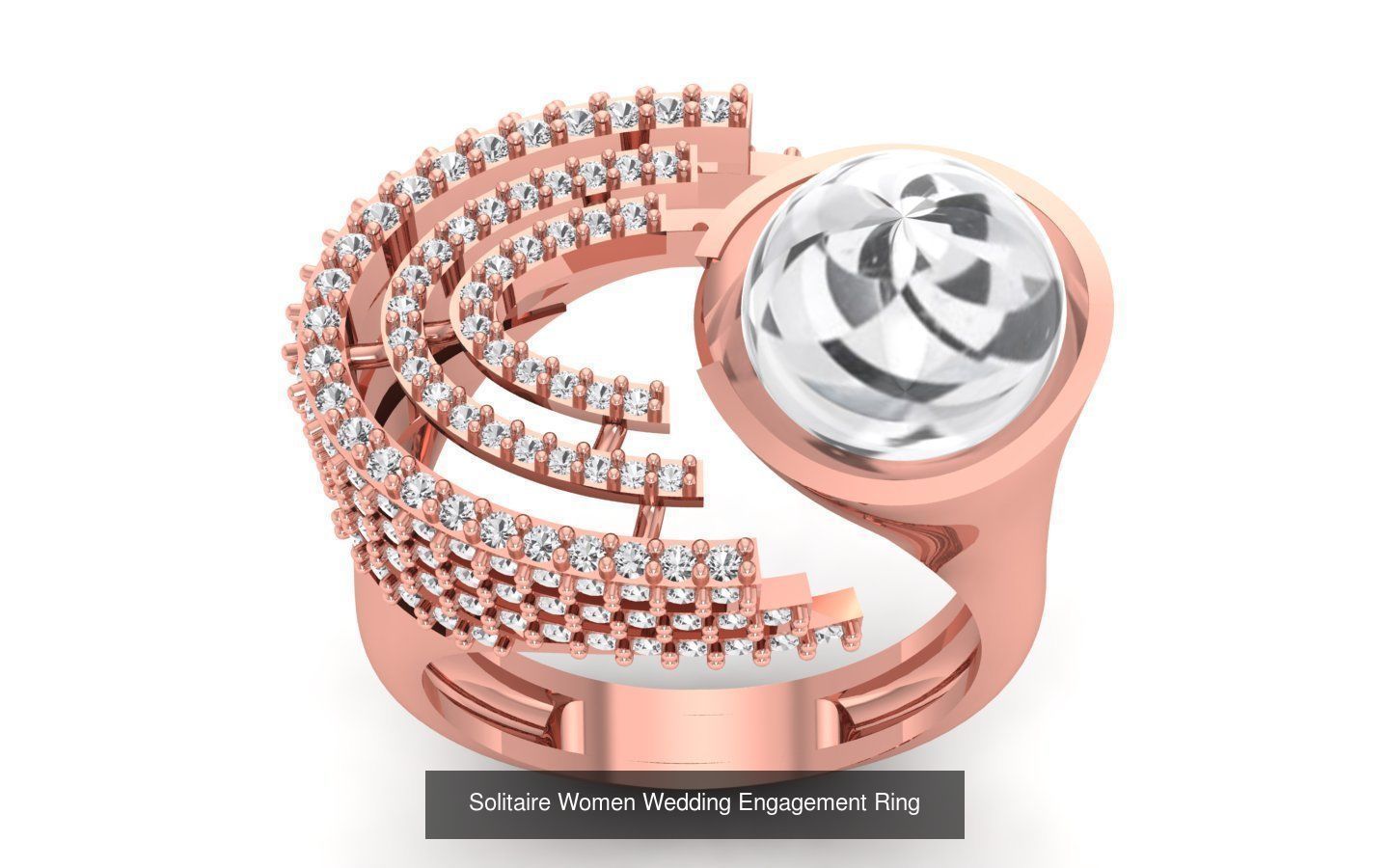 92 Solitaire Wedding Engagement Women Rings Collection _34