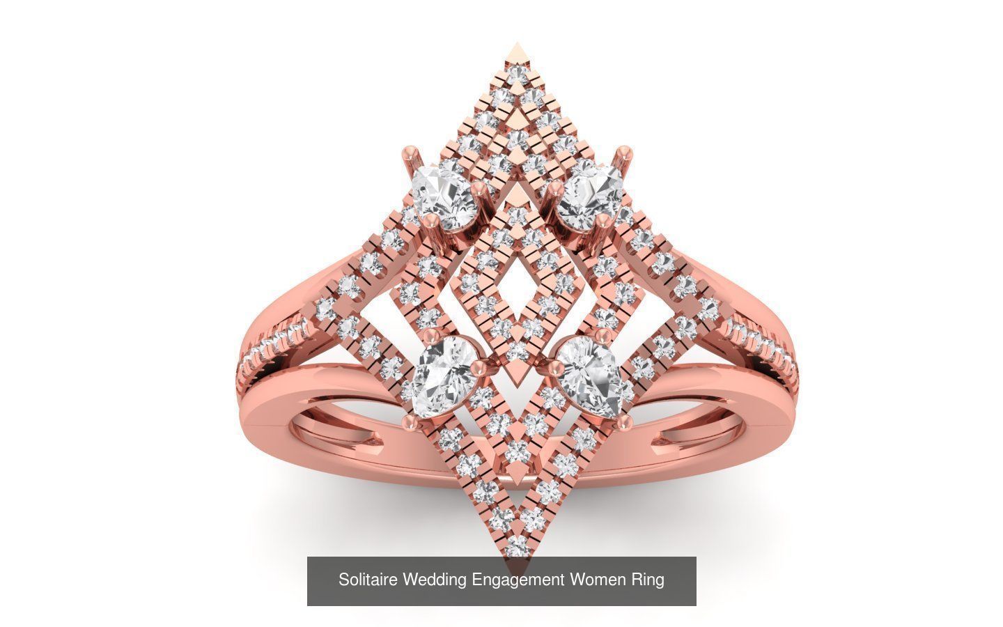 92 Solitaire Wedding Engagement Women Rings Collection _86