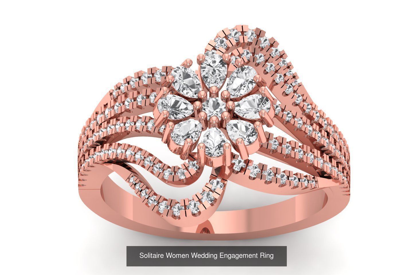 92 Solitaire Wedding Engagement Women Rings Collection _53