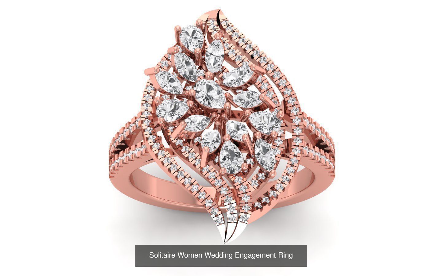 92 Solitaire Wedding Engagement Women Rings Collection _48