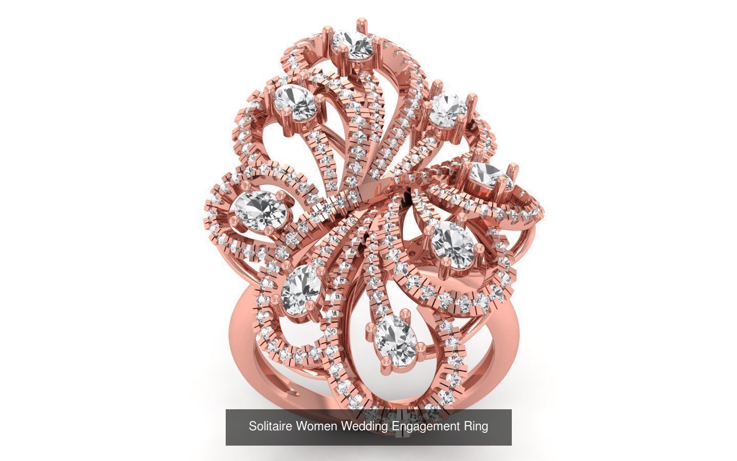 92 Solitaire Wedding Engagement Women Rings Collection _41