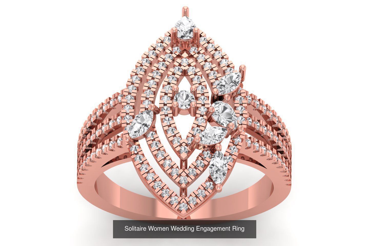92 Solitaire Wedding Engagement Women Rings Collection _57
