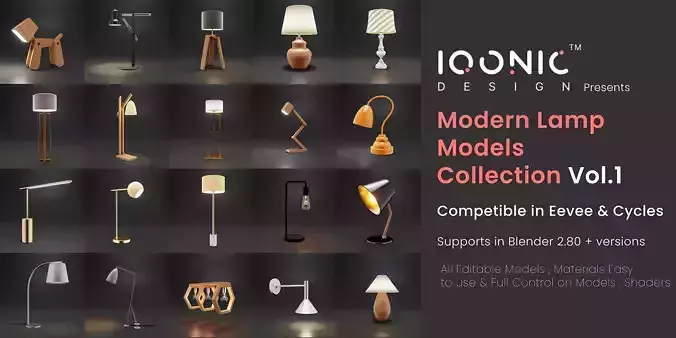Modern Lamps Iqonicdesign Vol01 5036