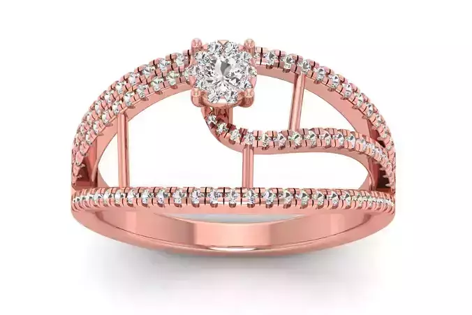 Solitaire Wedding Engagement Women Rings