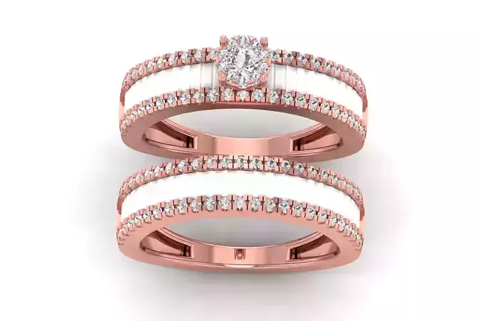 Solitaire Wedding Engagement Women Rings