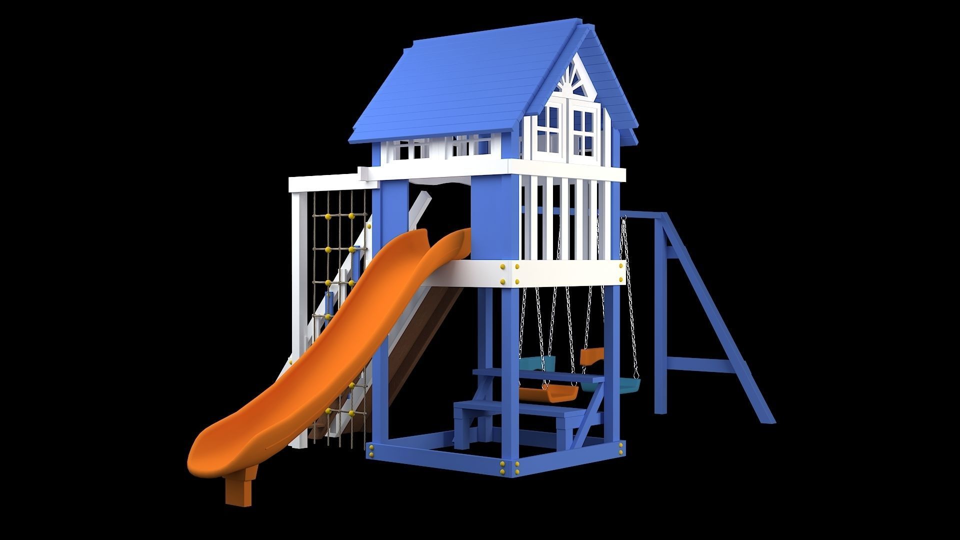 Slide Climber Playground  3D model_2