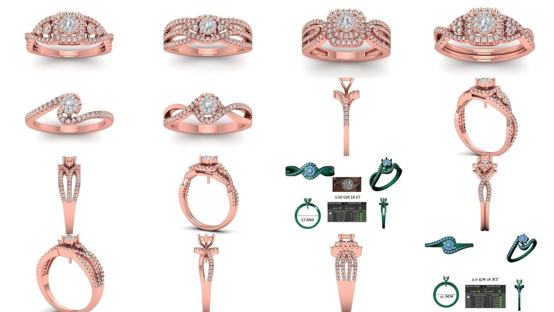 38 Solitaire Wedding Engagement Women Rings Collection _2
