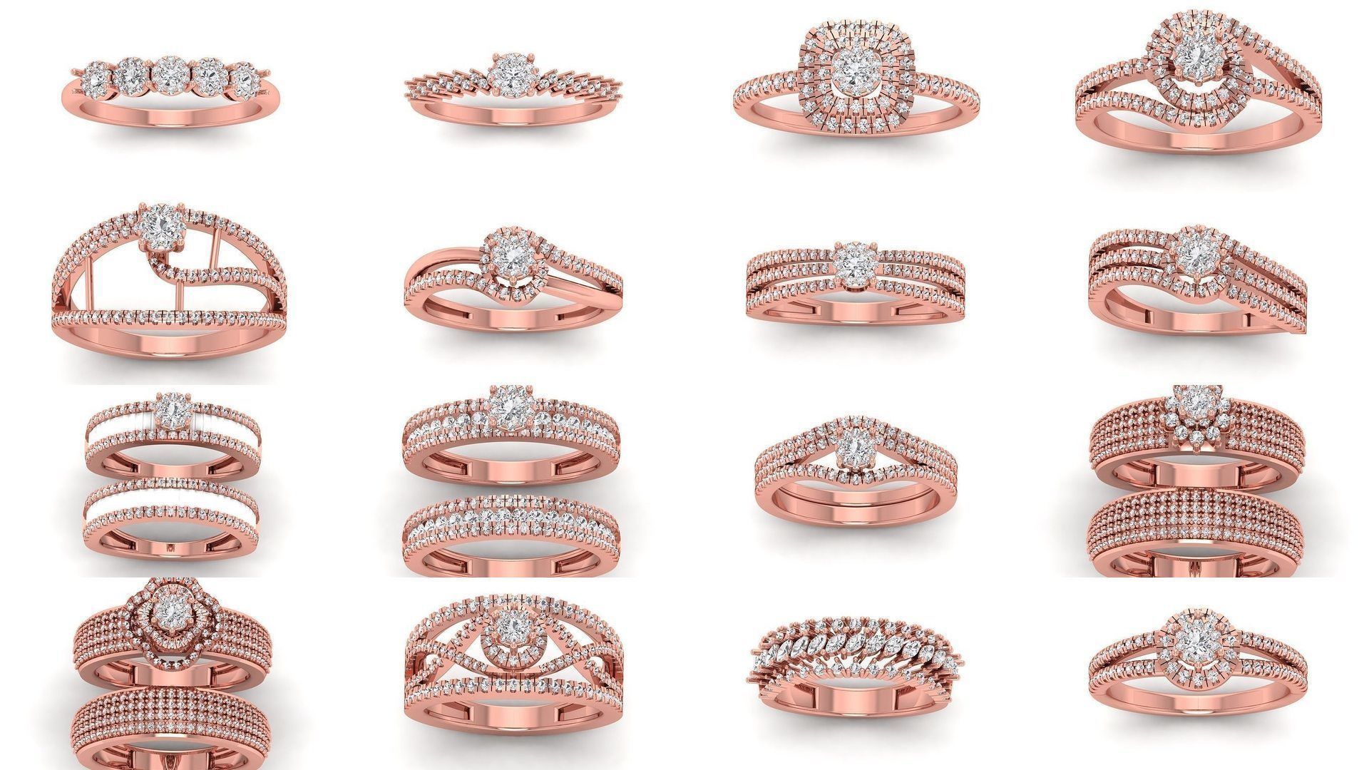 38 Solitaire Wedding Engagement Women Rings Collection _1