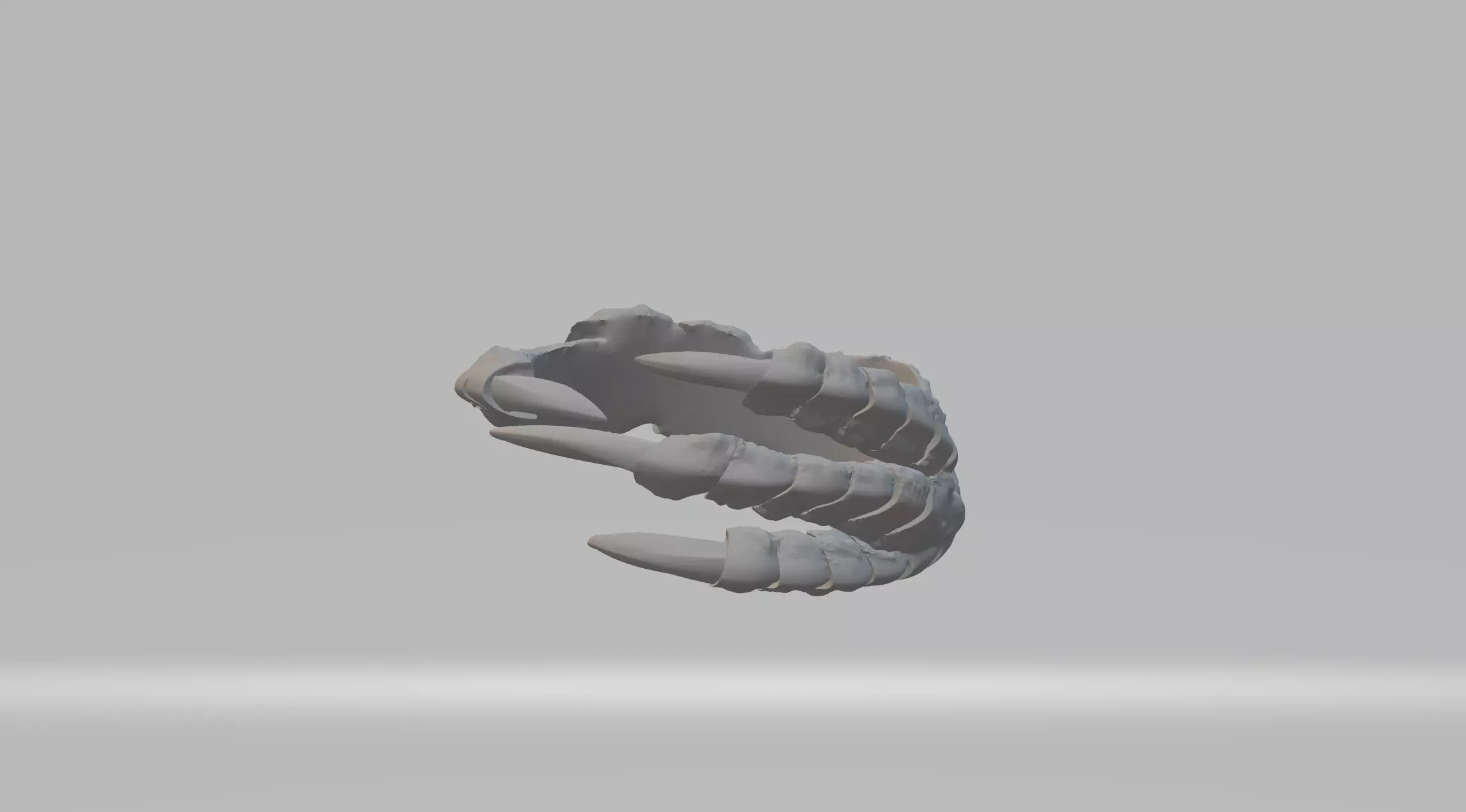 Dragon Claw Ring 3D Model 3D print model_0