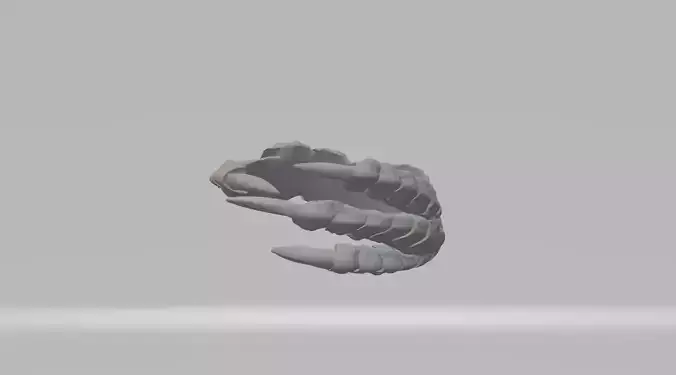 Dragon Claw Ring 3D Model