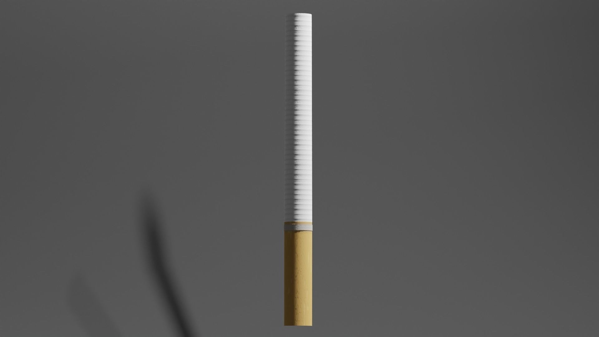 Low Poly Cigerette cigarette Free 3D model_1