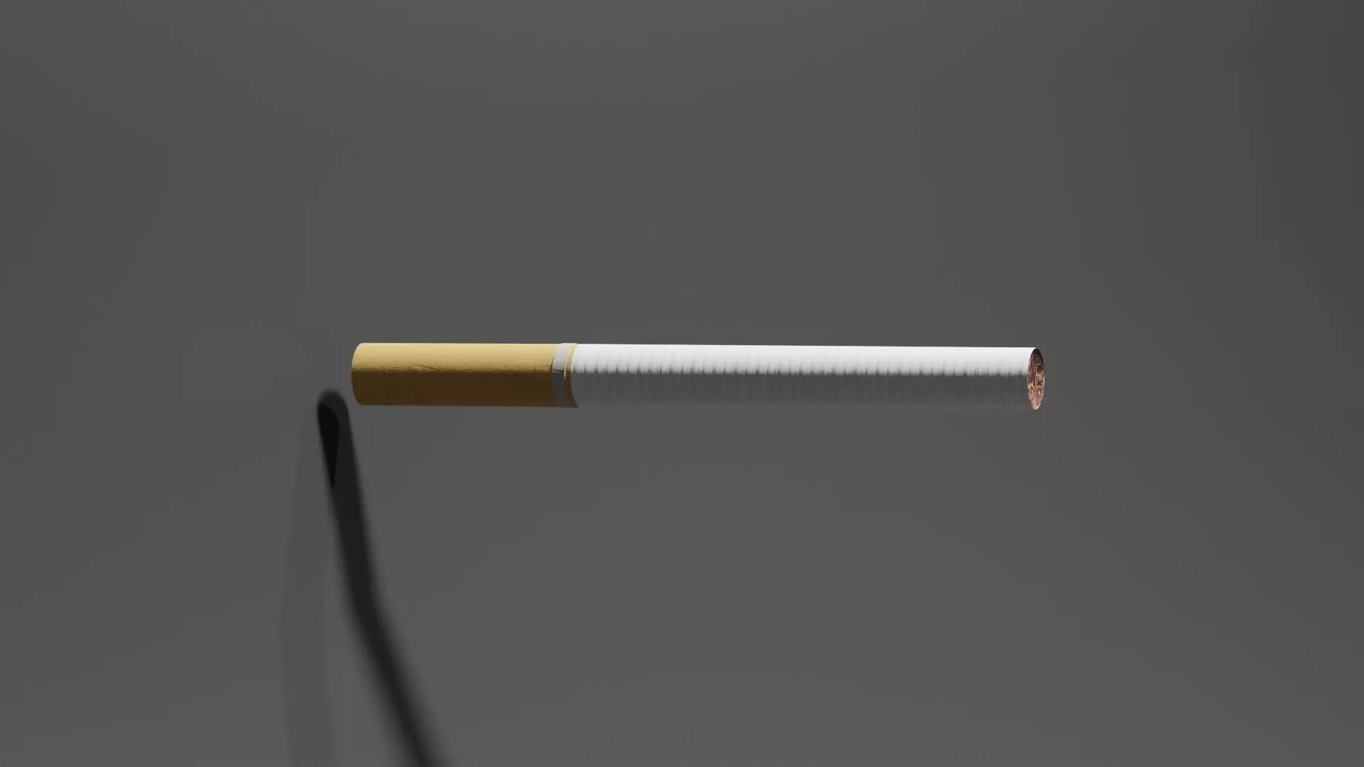 Low Poly Cigerette cigarette Free 3D model_0