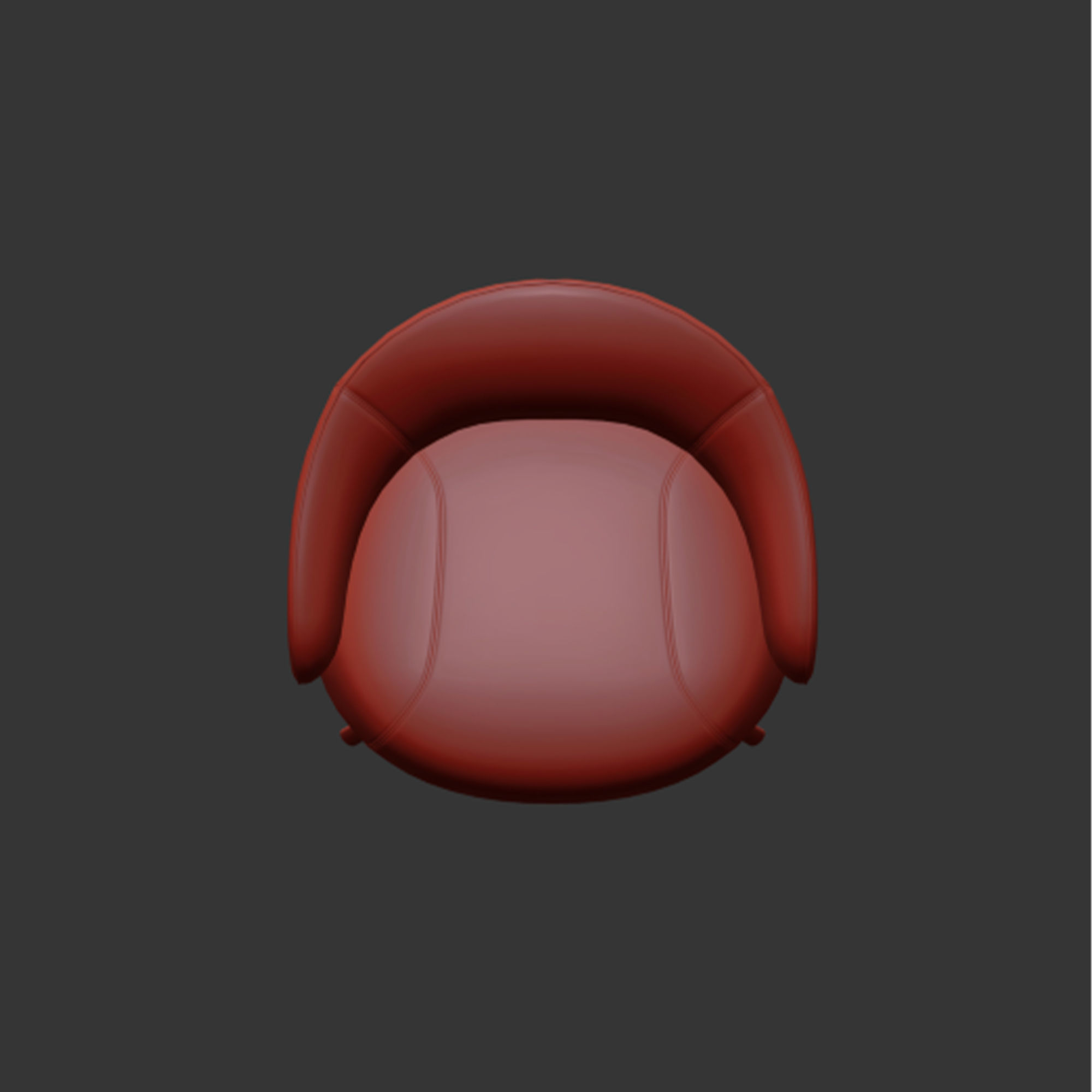 Botanic armchair by natuzzi 3D model_7