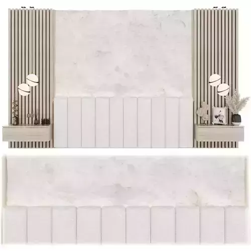 Headboard for decorating the bedroom