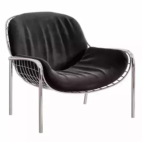  Armchair dark grey fabric by Natuzzi