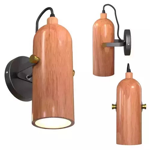 CWS142 WOODEN BEDSIDE LAMP