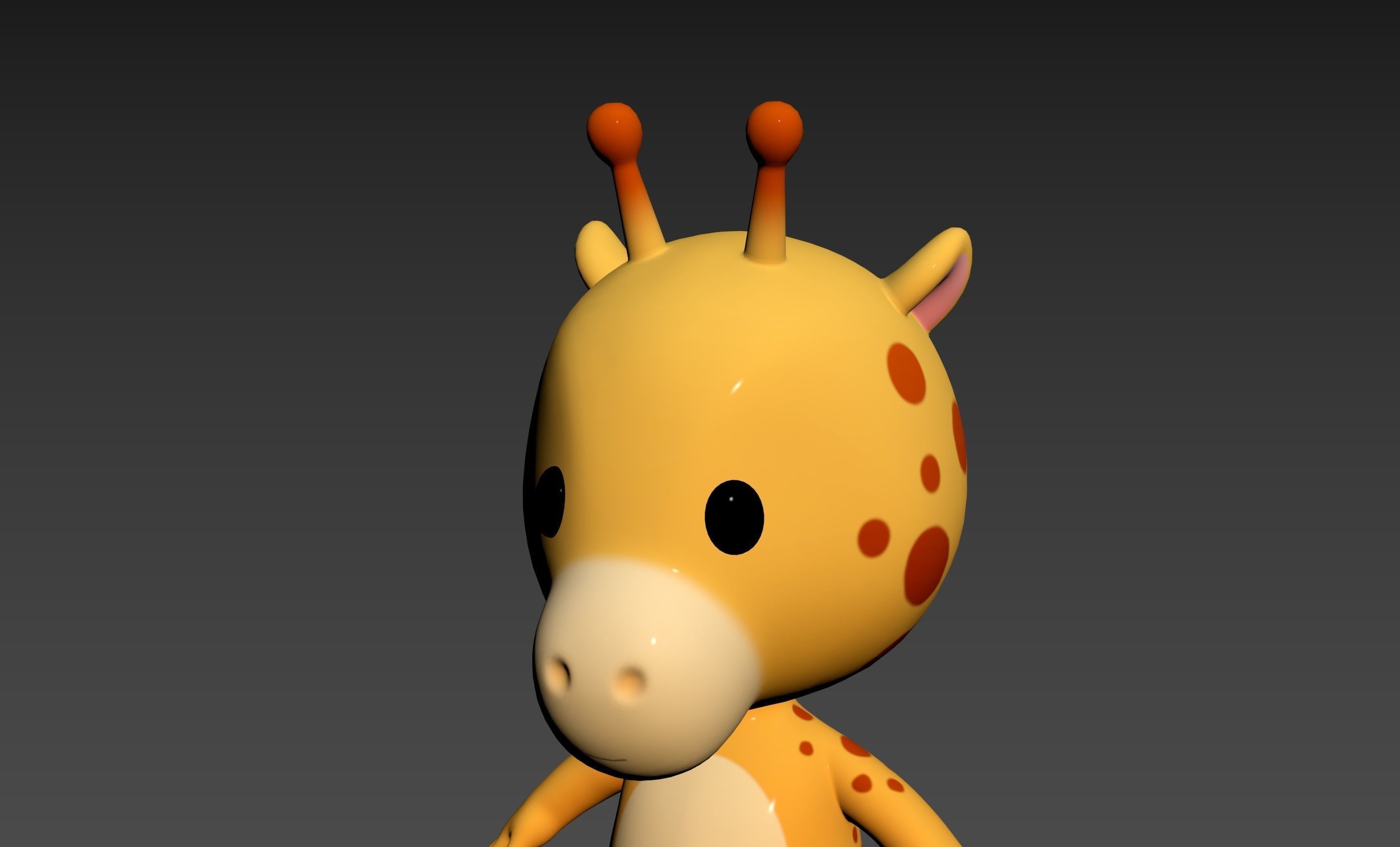 Character189 Giraffe 3D model_24