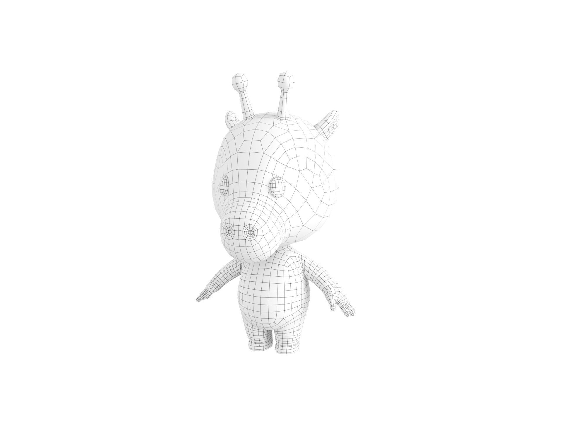Character189 Giraffe 3D model_25