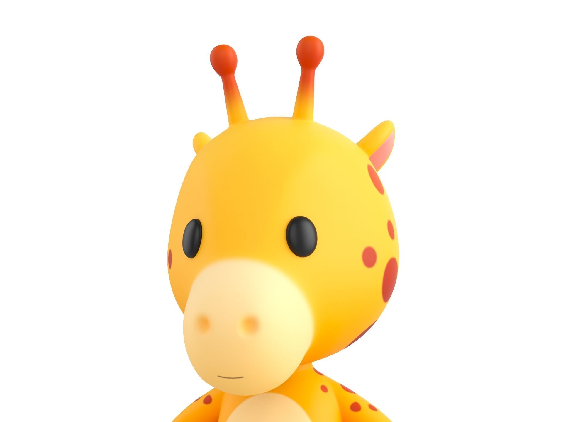 Character189 Giraffe 3D model_9