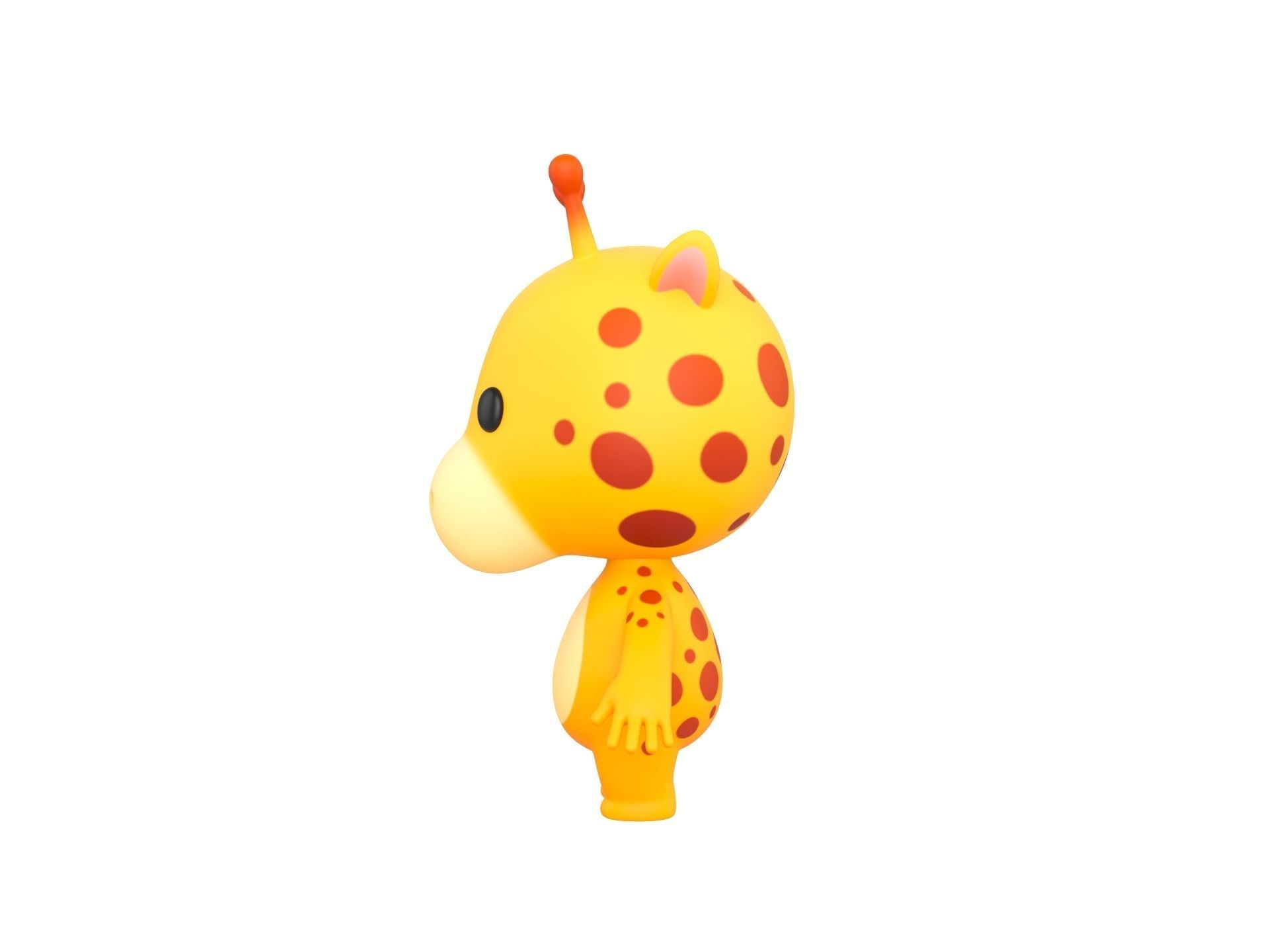 Character189 Giraffe 3D model_7