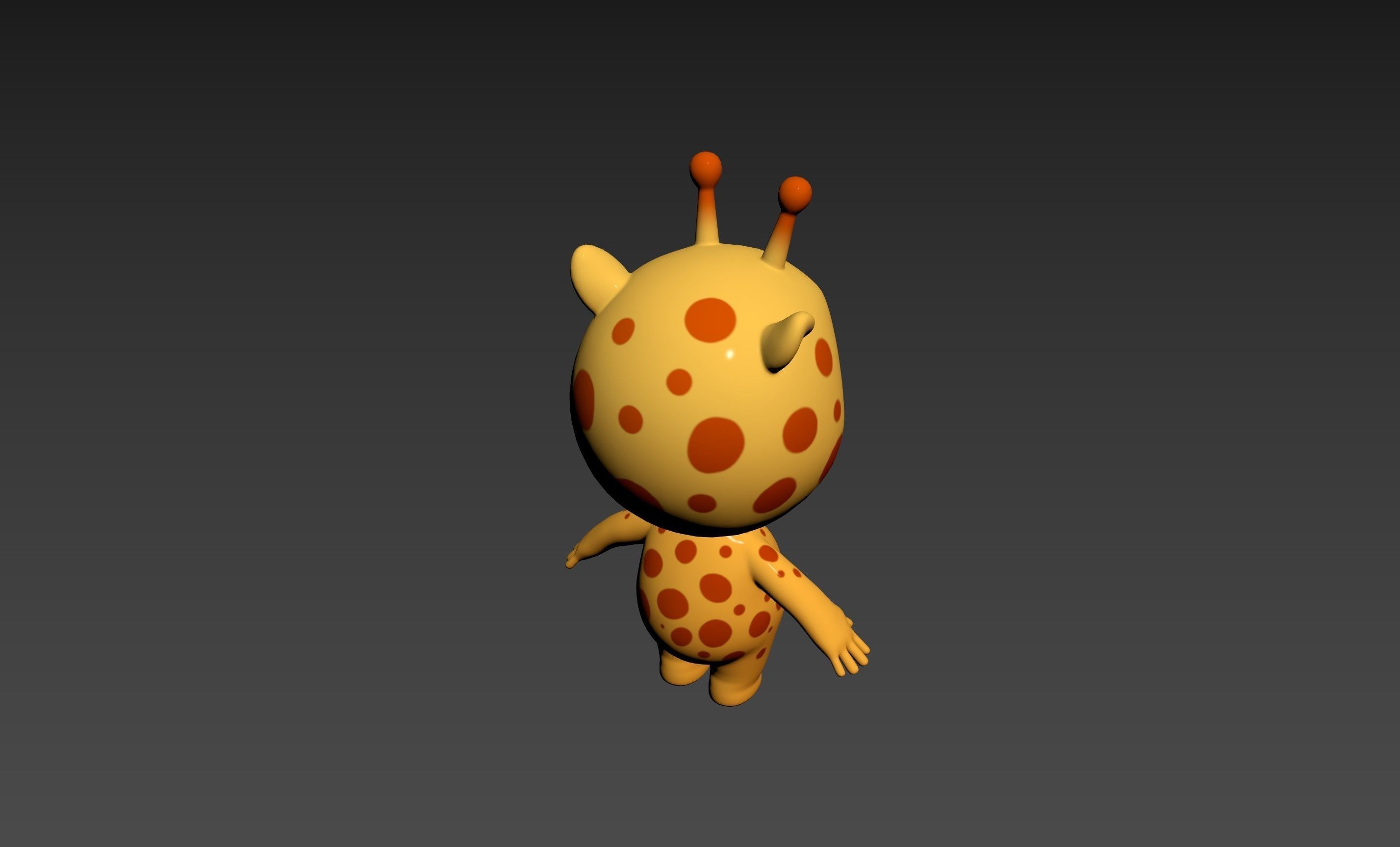 Character189 Giraffe 3D model_18