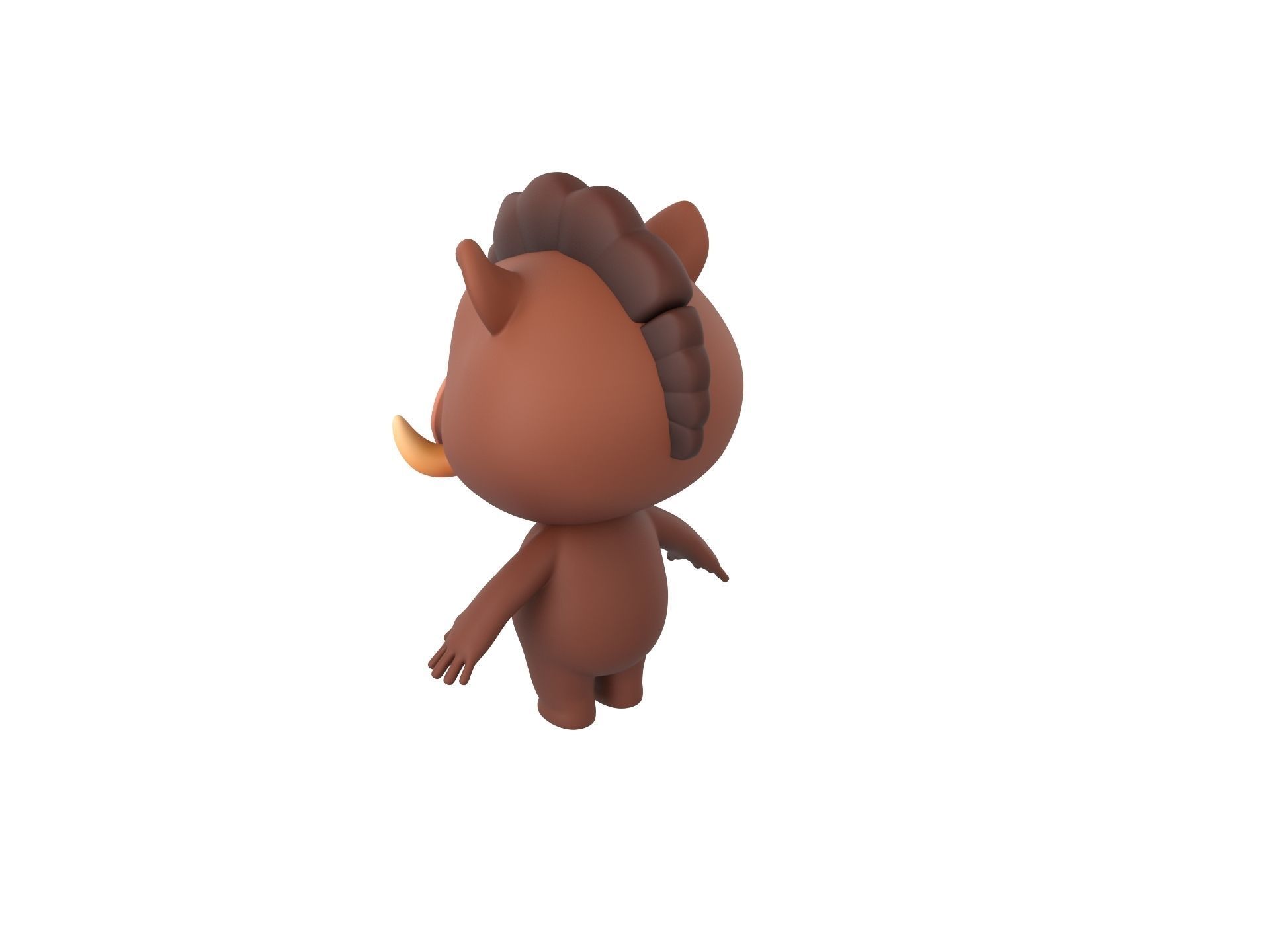 Character190 Boar 3D model_6
