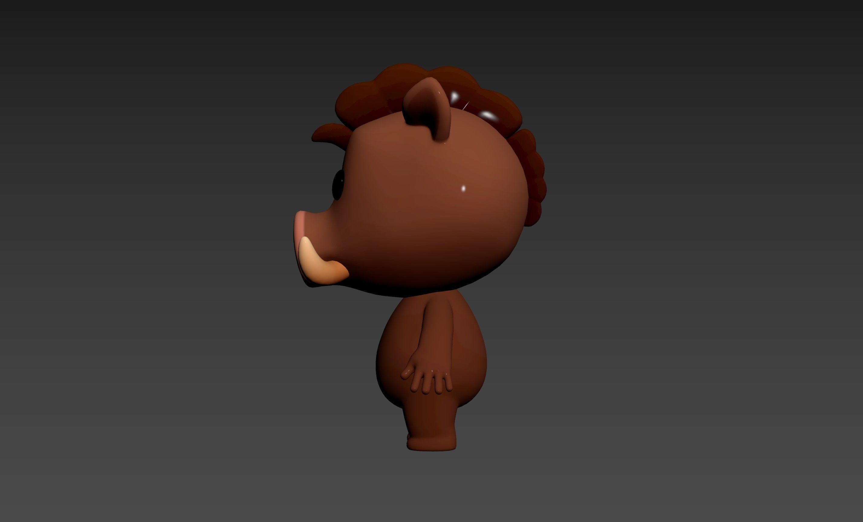 Character190 Boar 3D model_23