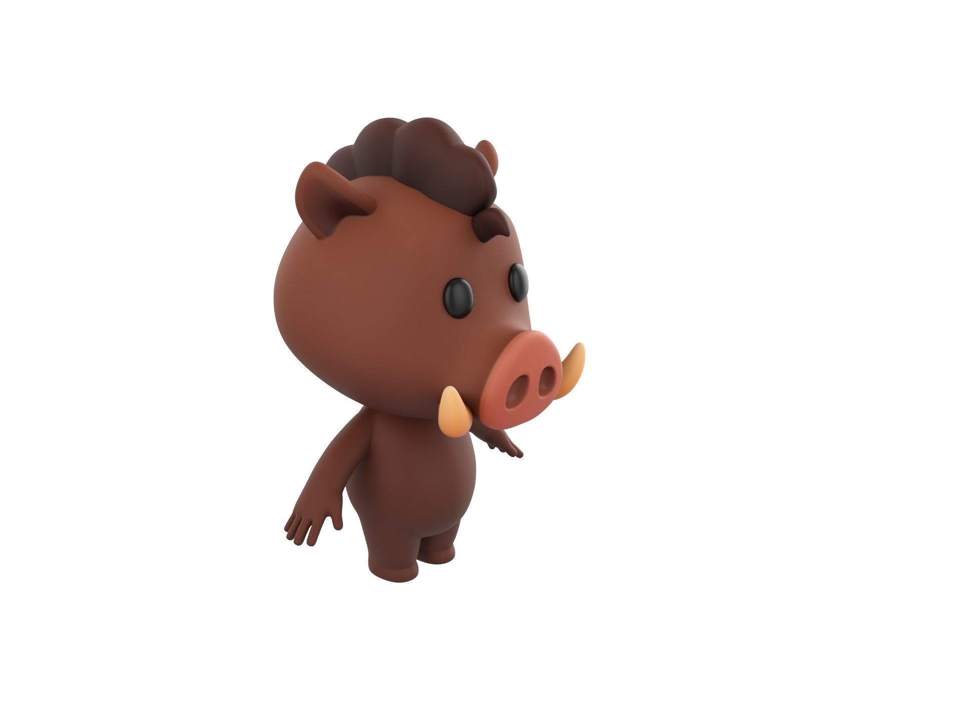 Character190 Boar 3D model_2