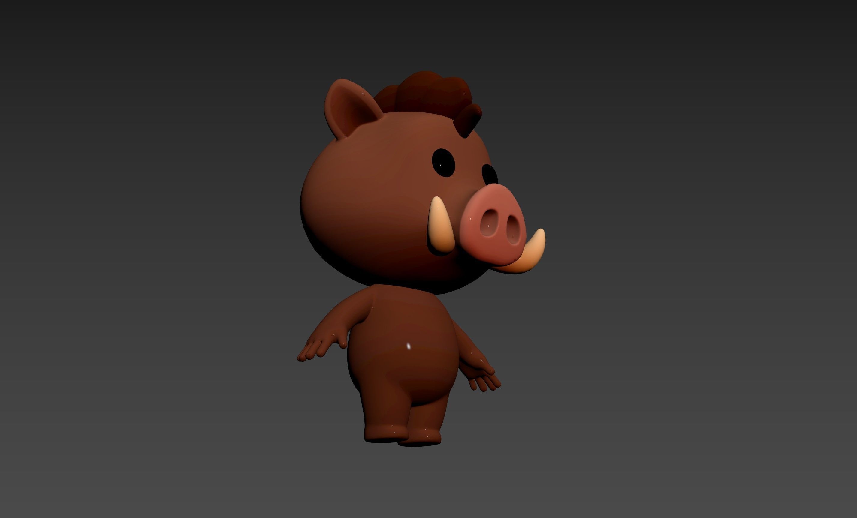 Character190 Boar 3D model_15