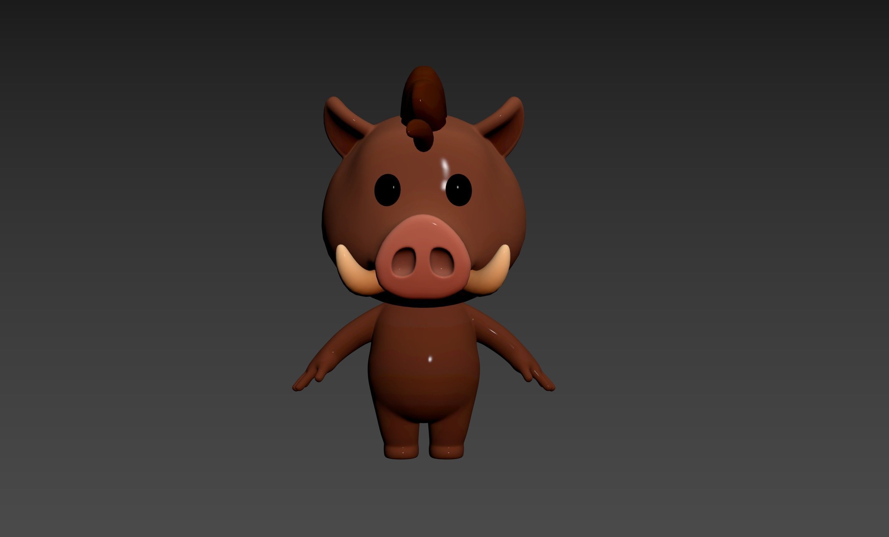 Character190 Boar 3D model_13