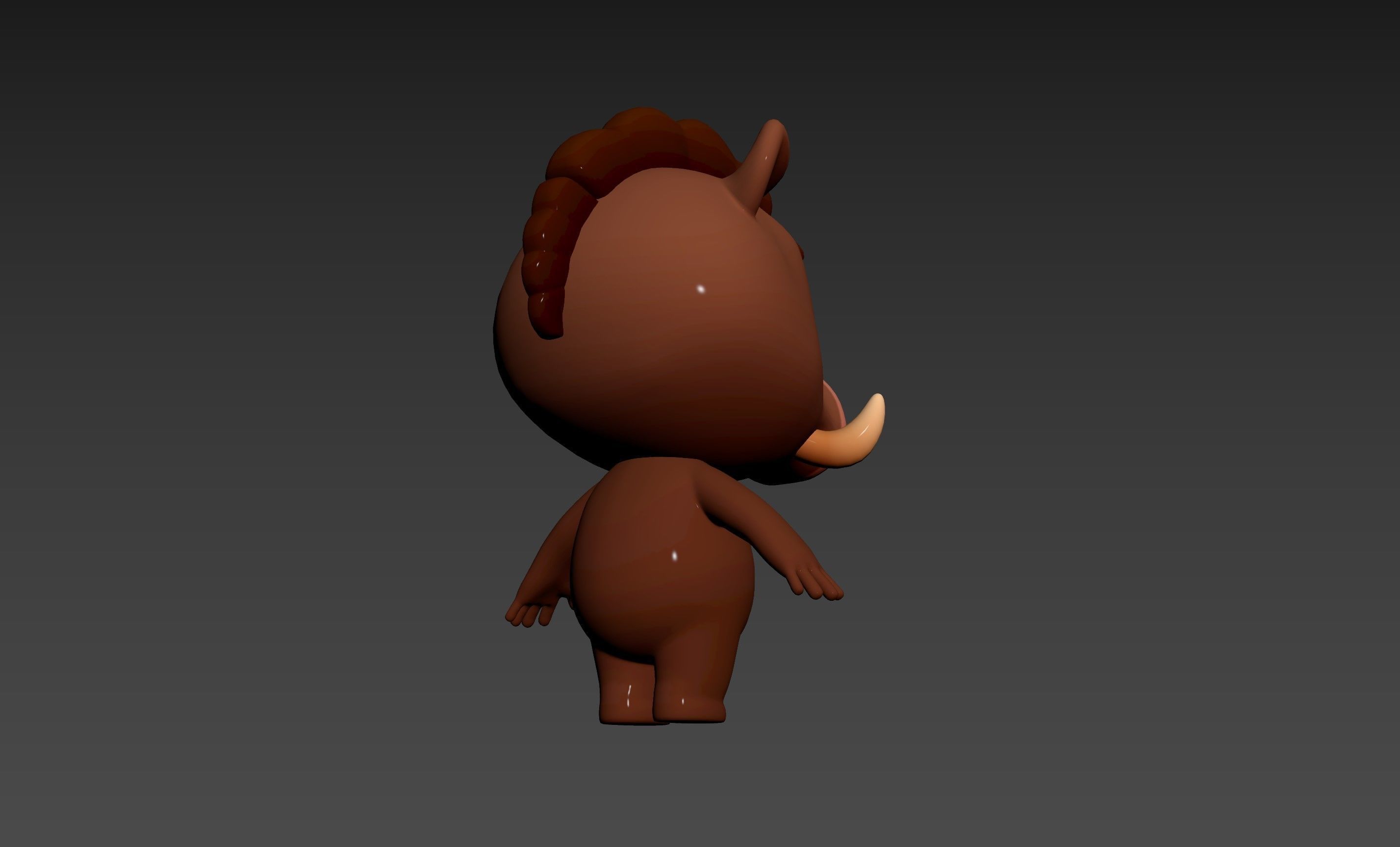 Character190 Boar 3D model_17