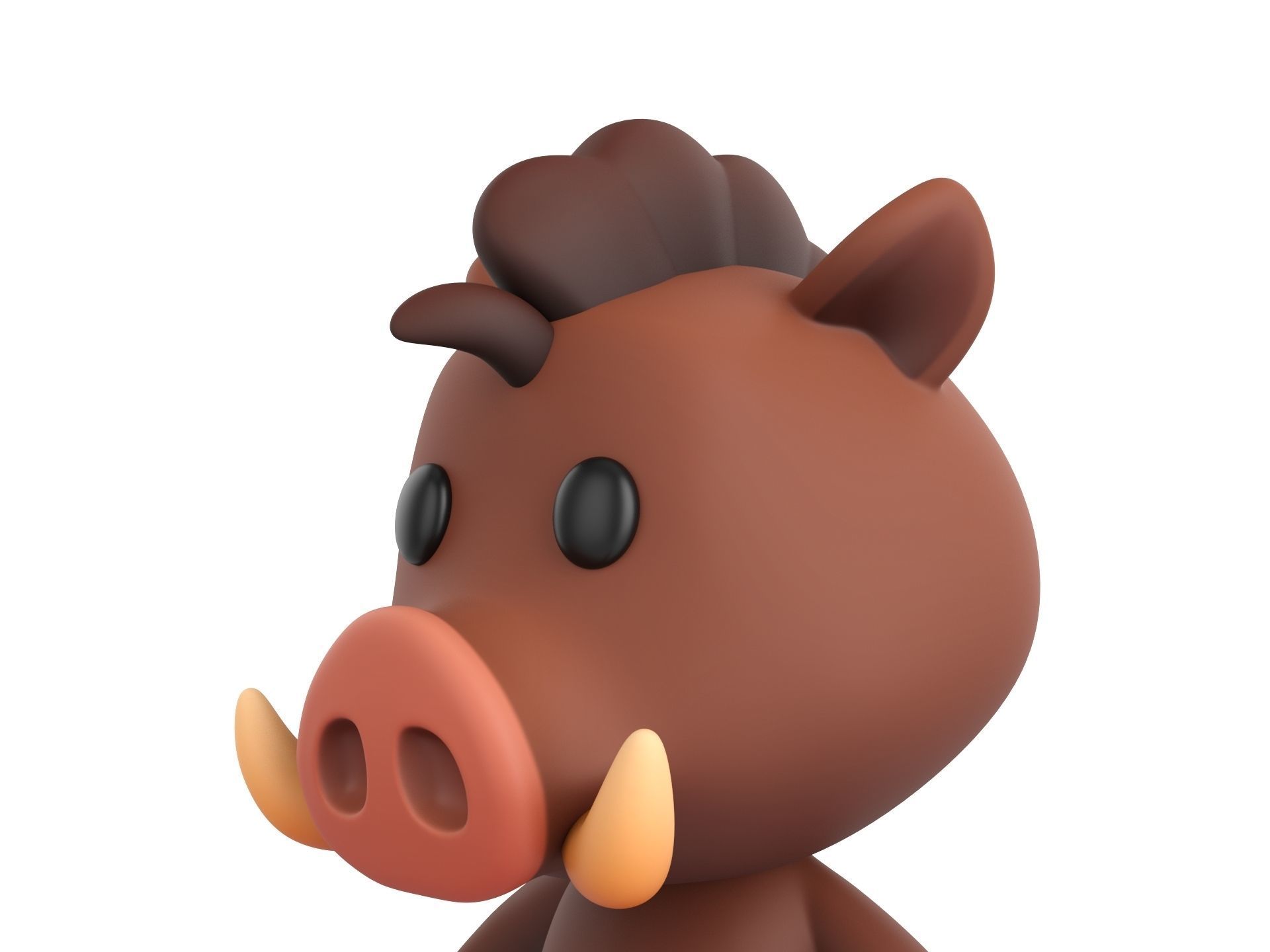 Character190 Boar 3D model_9