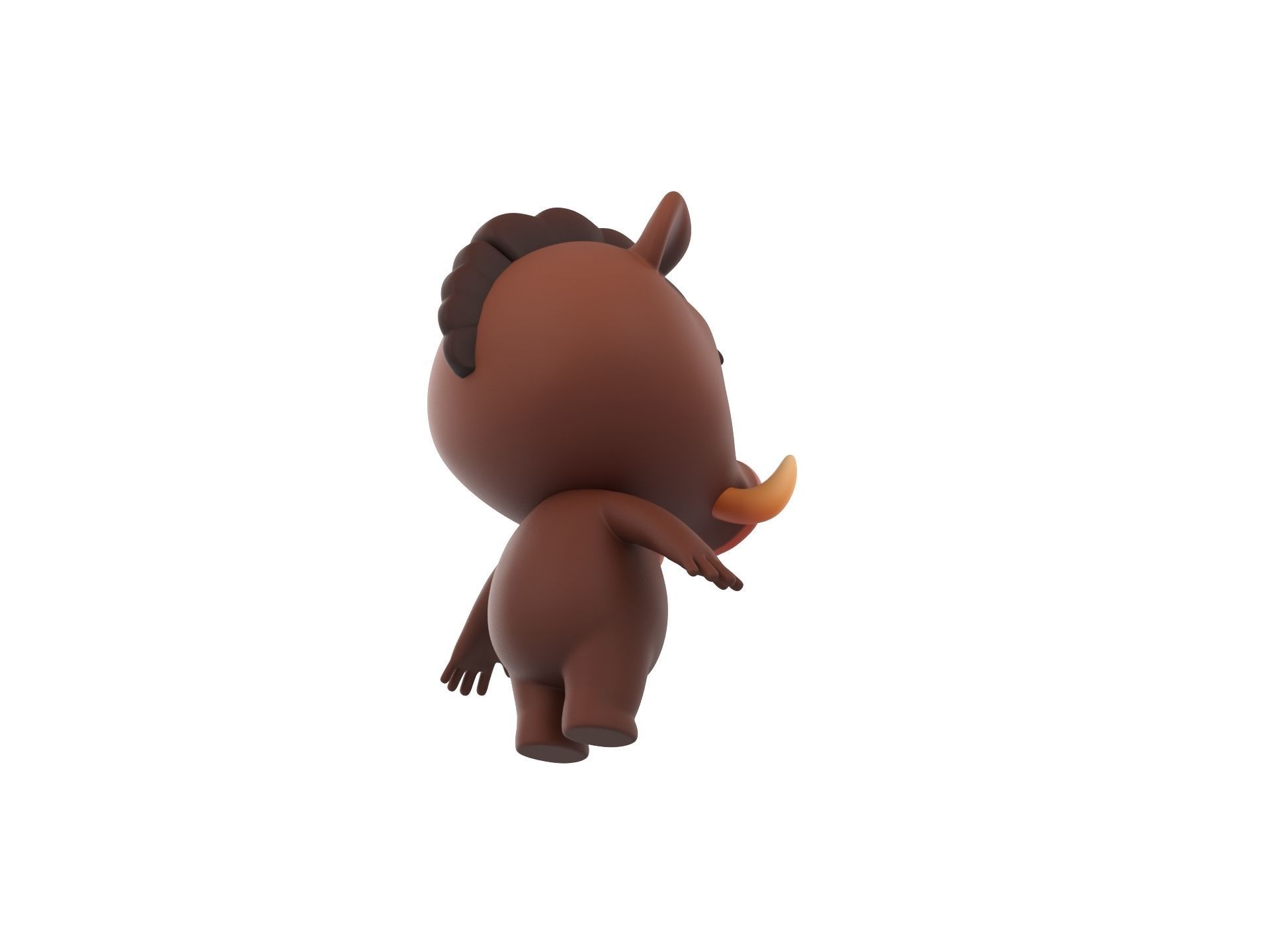 Character190 Boar 3D model_4