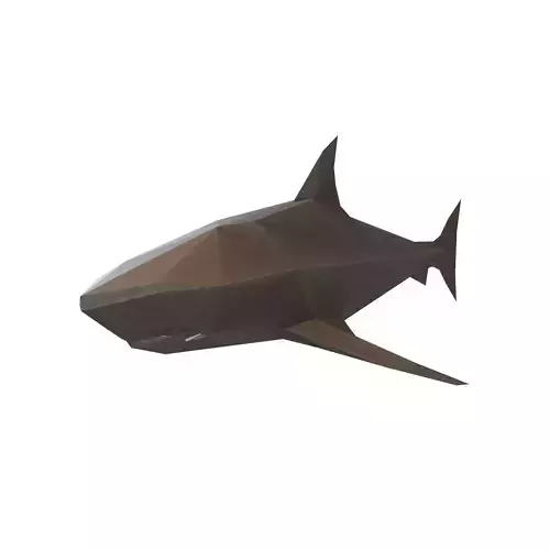 Low Poly Shark v1 012