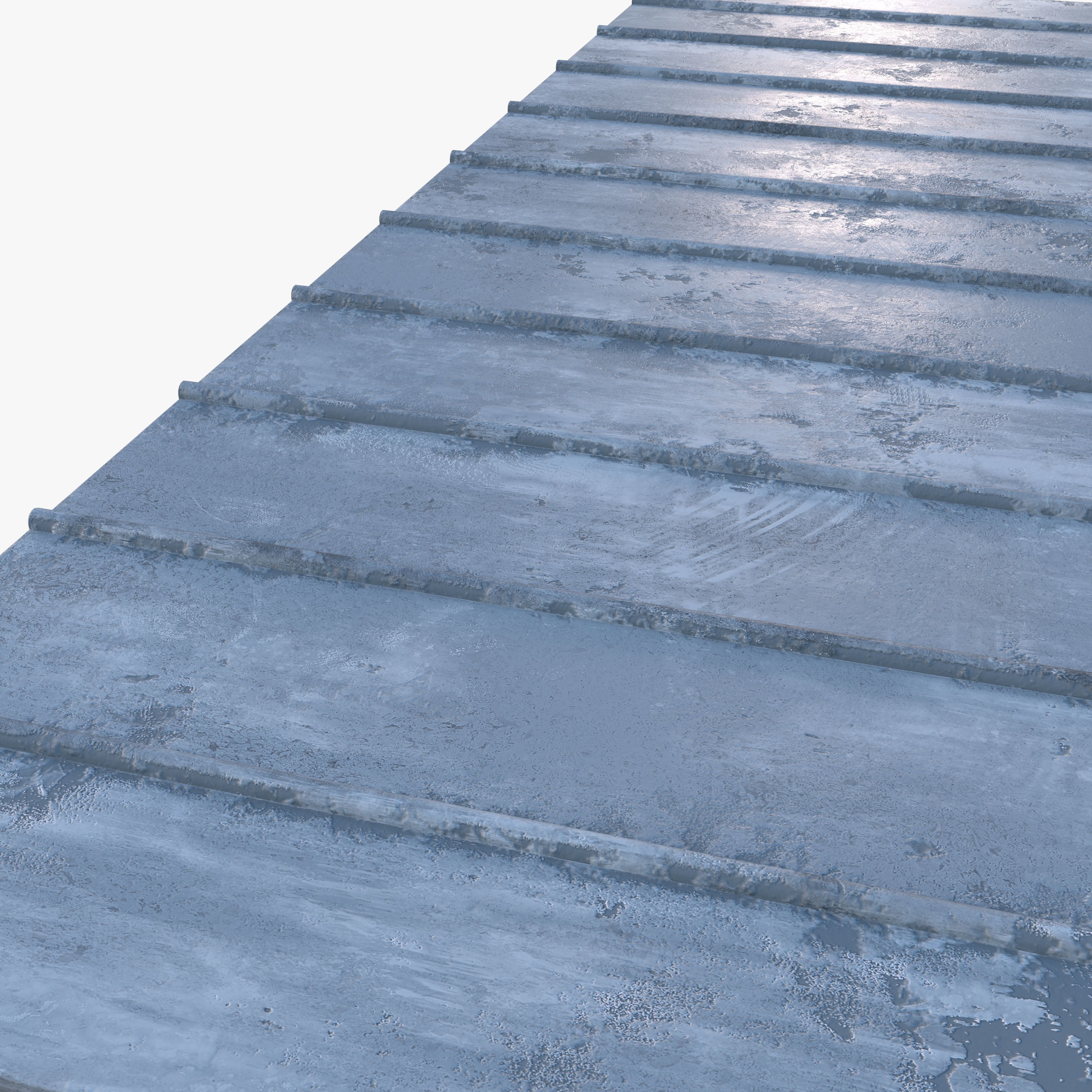 Roof 0001 Low-poly 3D model_8