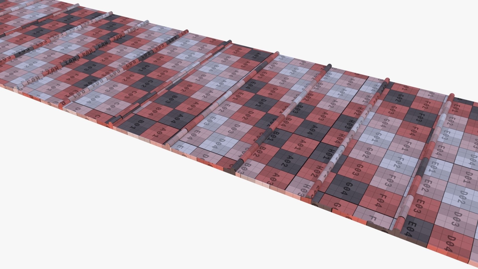 Roof 0001 Low-poly 3D model_16