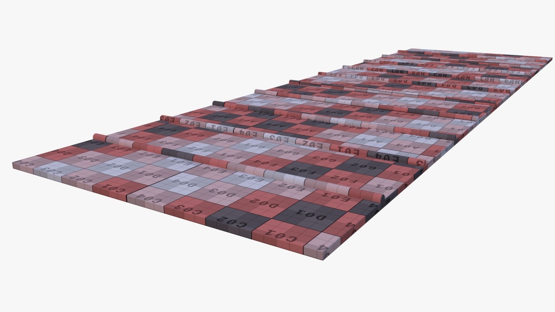 Roof 0001 Low-poly 3D model_13