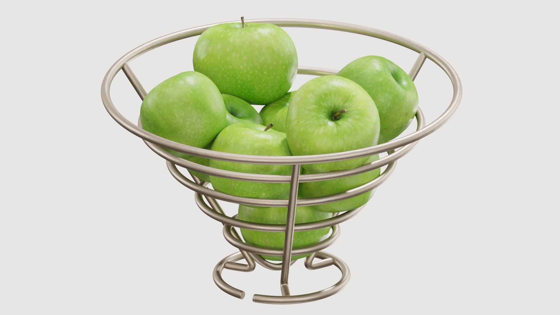 Spectrum Diversified Euro Fruttiera In Acciaio Nichel Satinato - Design Aperto Per Cucina Moderna - 4