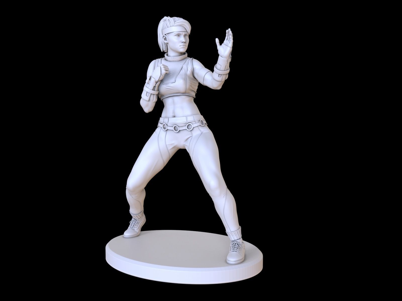 Sonya Blade Mortal Kombat 3D print model_19