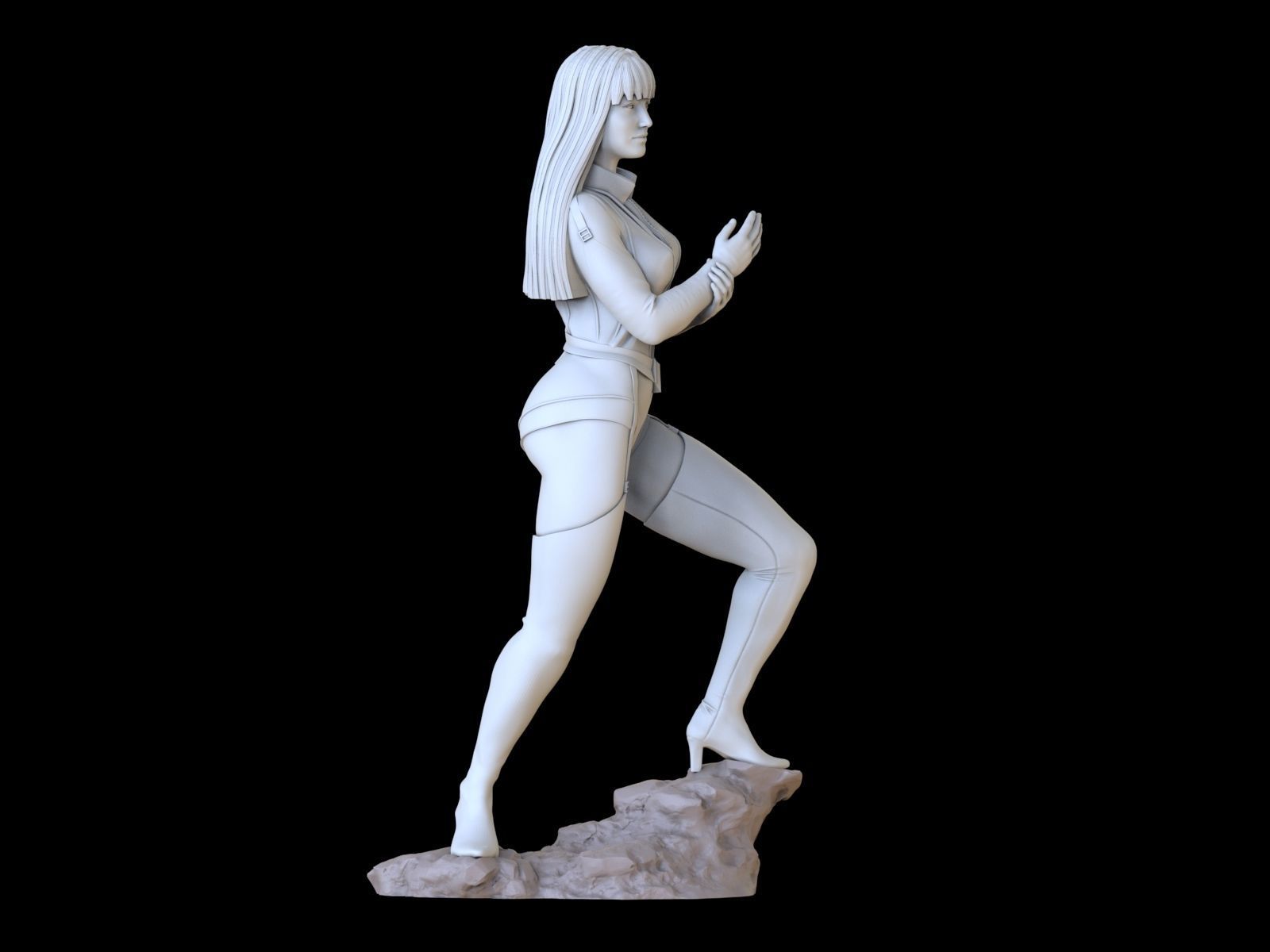 Sonya Blade Mortal Kombat 3D print model_10