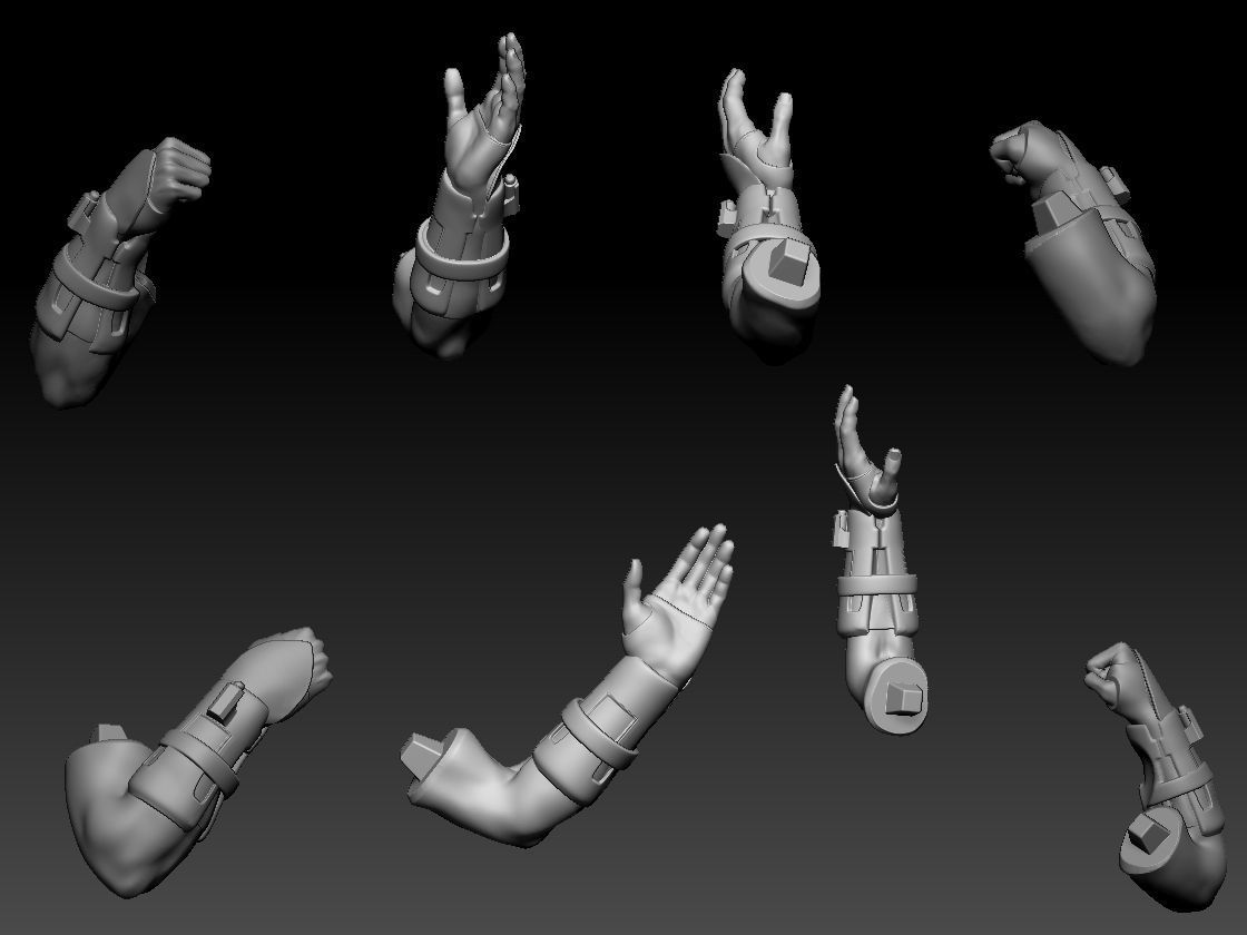 Sonya Blade Mortal Kombat 3D print model_8