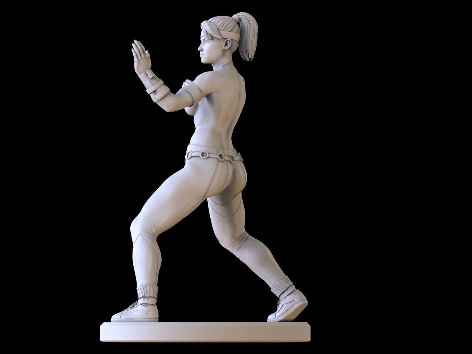 Sonya Blade Mortal Kombat 3D print model_16