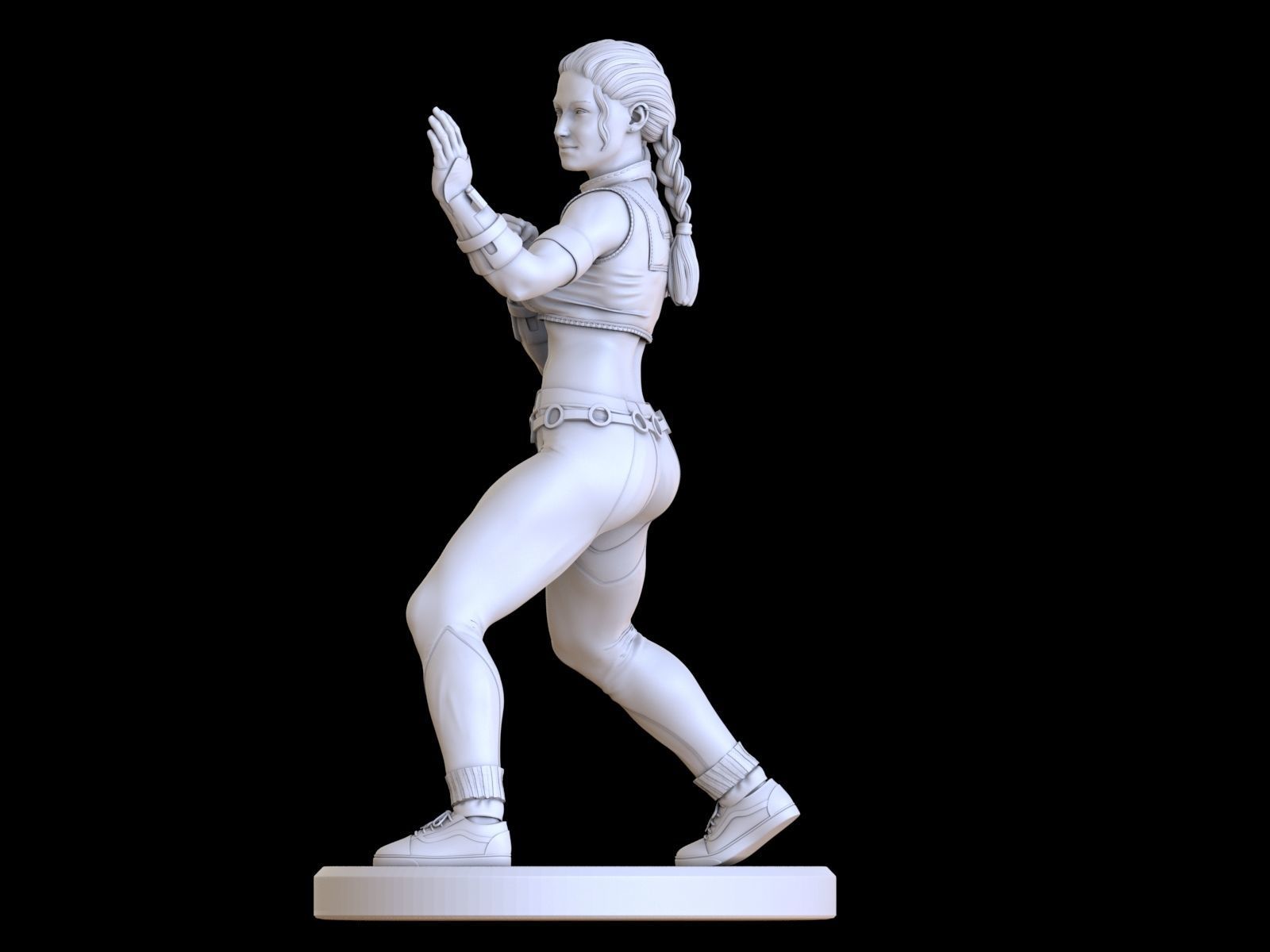 Sonya Blade Mortal Kombat 3D print model_20