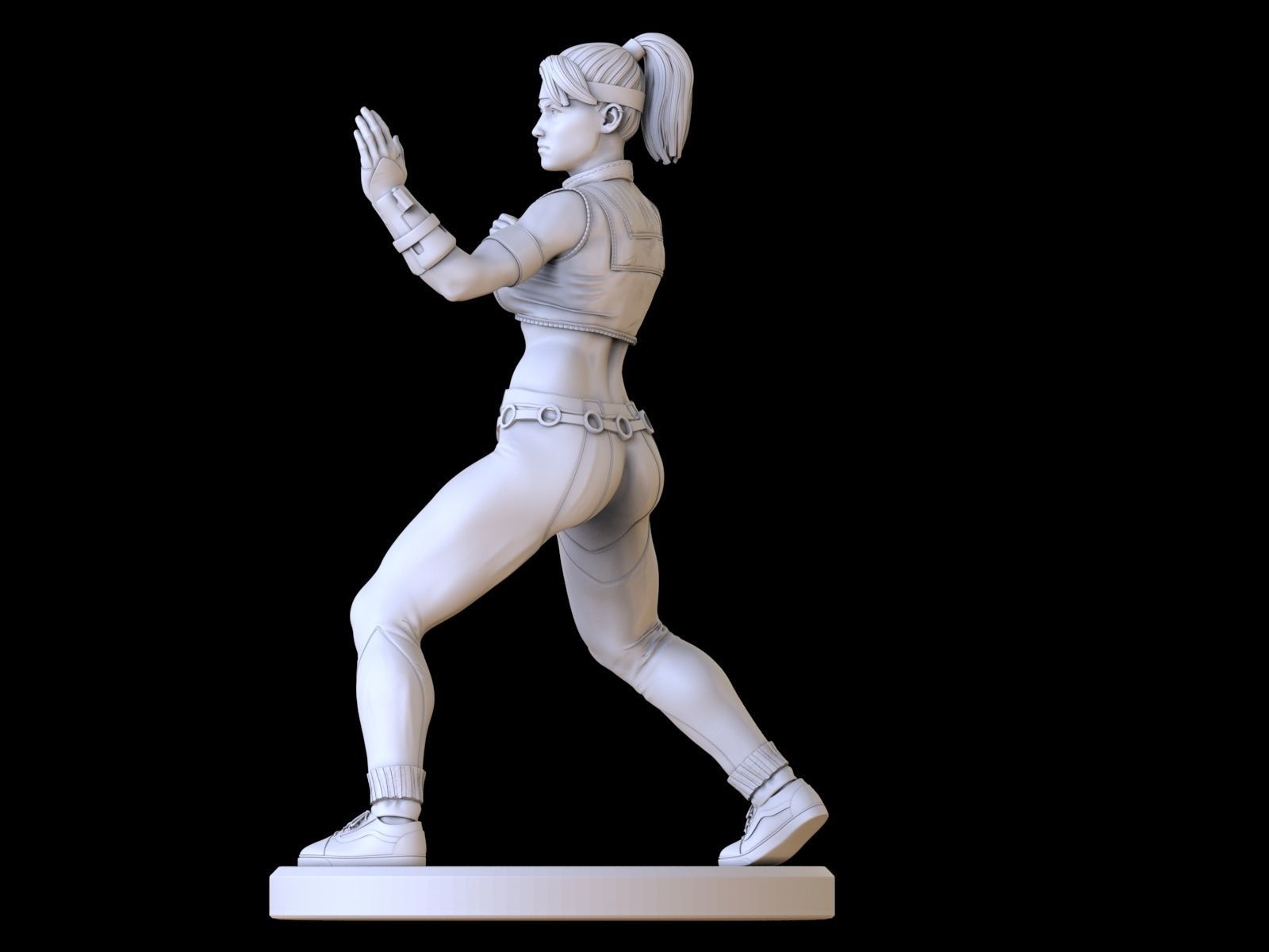 Sonya Blade Mortal Kombat 3D print model_18