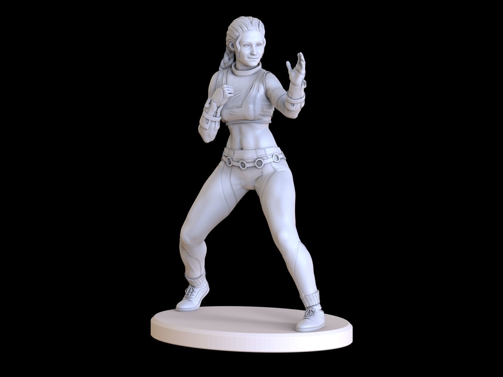 Sonya Blade Mortal Kombat 3D print model_14