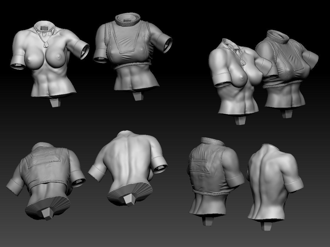 Sonya Blade Mortal Kombat 3D print model_9