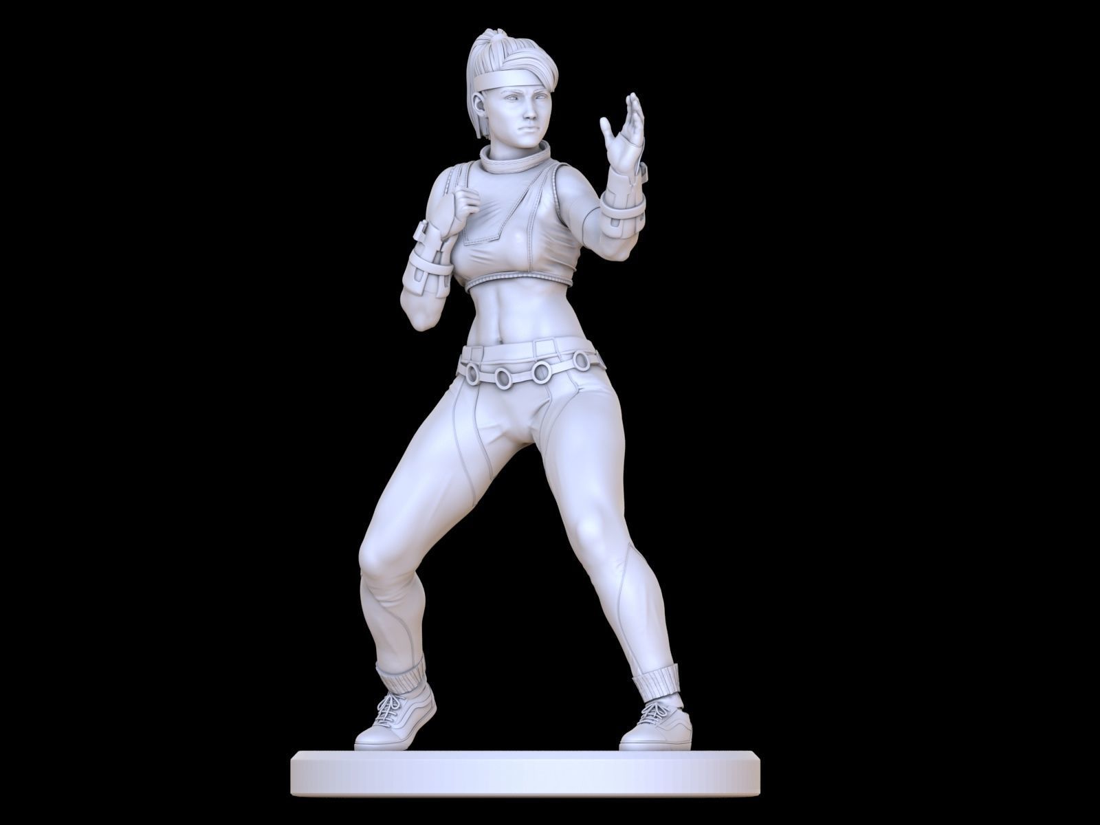 Sonya Blade Mortal Kombat 3D print model_24